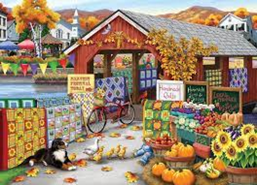 Picture of COBBLE HILL 500PC PUZZLE - HARVEST FESTIVAL                                